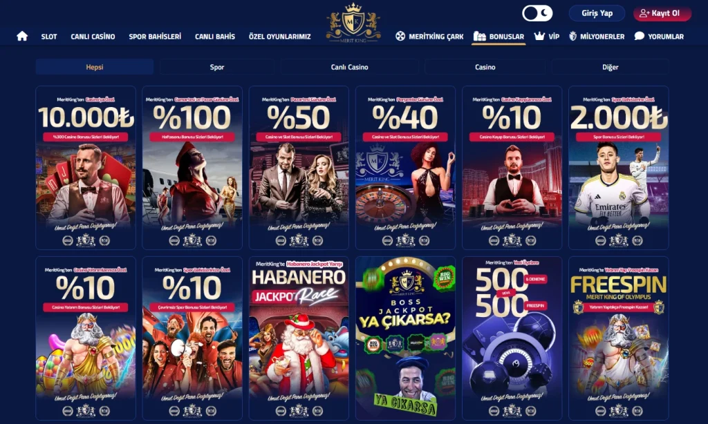 Meritking Bonus ve Promosyonlar