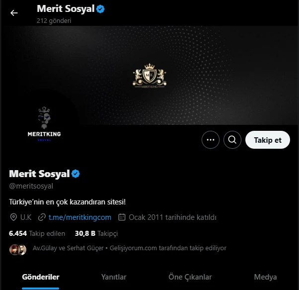 Meritking Twitter Adresi